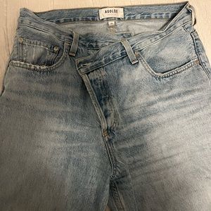 Agolde criss cross jeans